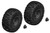 00250-092-B  Tire and Wheel Set - Truck - Black Rims - 1 Pair: Mammoth, Moxoo, Triton