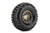 ROPR6004-CB  Storm 1/10 Crawler Tires Mounted on Chrome Black 1.9" Wheels, 12mm Hex (1 pair)