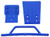 RPM80025  Blue Front Bumper & Skid Plate for the Traxxas Slash 4x4