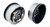 ASC71076  Drag Rear Wheels, 2.2 in / 3.0 in, 12mm Hex, Black Chrome