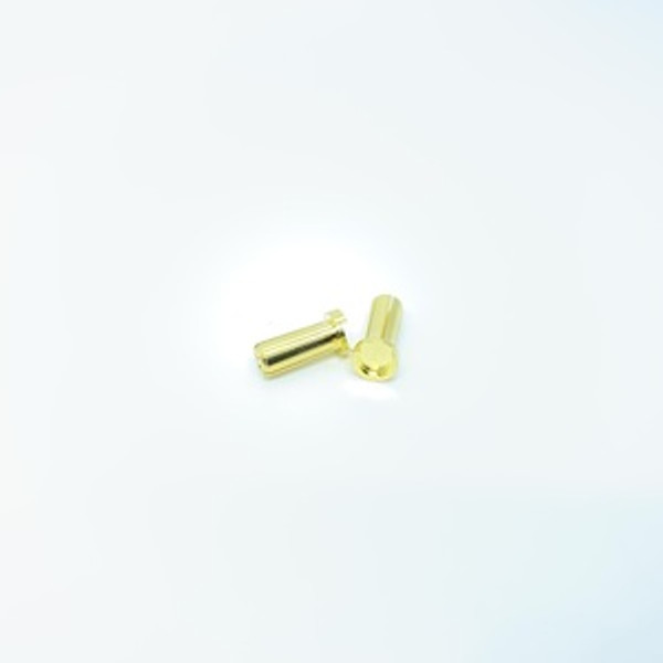 HADMCL4216  MAX Current 5mm Low Profile Gold Bullet Connectors (2pcs)