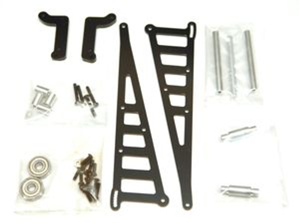 STC71071BK  CNC Machined Aluminum Wheelie Bar Kit, for DR10, Black
