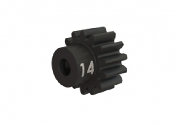 3944X Gear, 14-T pinion (32-p), heavy duty (machined, hardened steel) (fits 3mm shaft)/ set screw