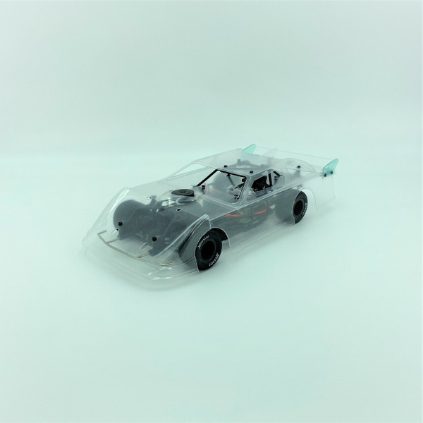 1RC1082  1/18 Late Model, Clear, RTR