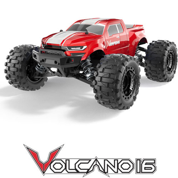 VOLCANO-16 1/16 SCALE BRUSHED ELECTRIC MONSTER TRUCK