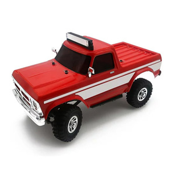 1804R  1/18 Tetra18 X2T RTR Scale Mini Crawler, Red/White