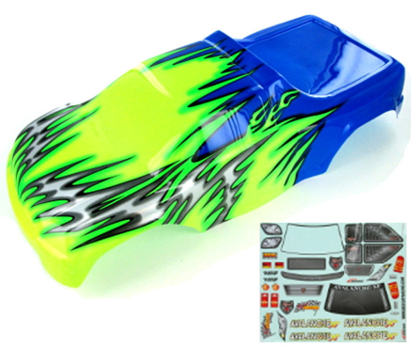 08704 1/8th Truck Body(Blue/Green)(1pc)