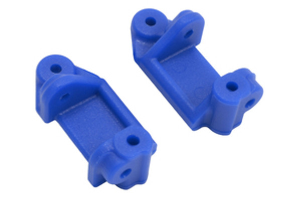 RPM80715  Blue Front Caster Blocks (Slash 2wd, Nitro Slash, e-Rustler & e-Stampede 2wd