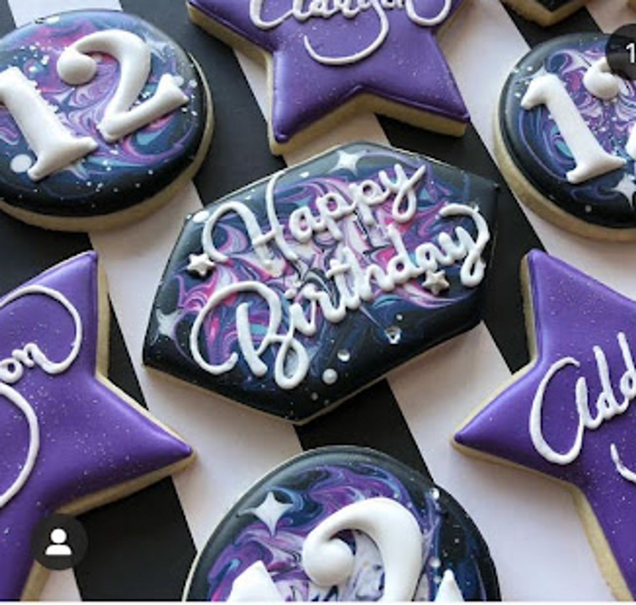 Happy Birthday Assortment Cookie Stencil - Confectionery House
