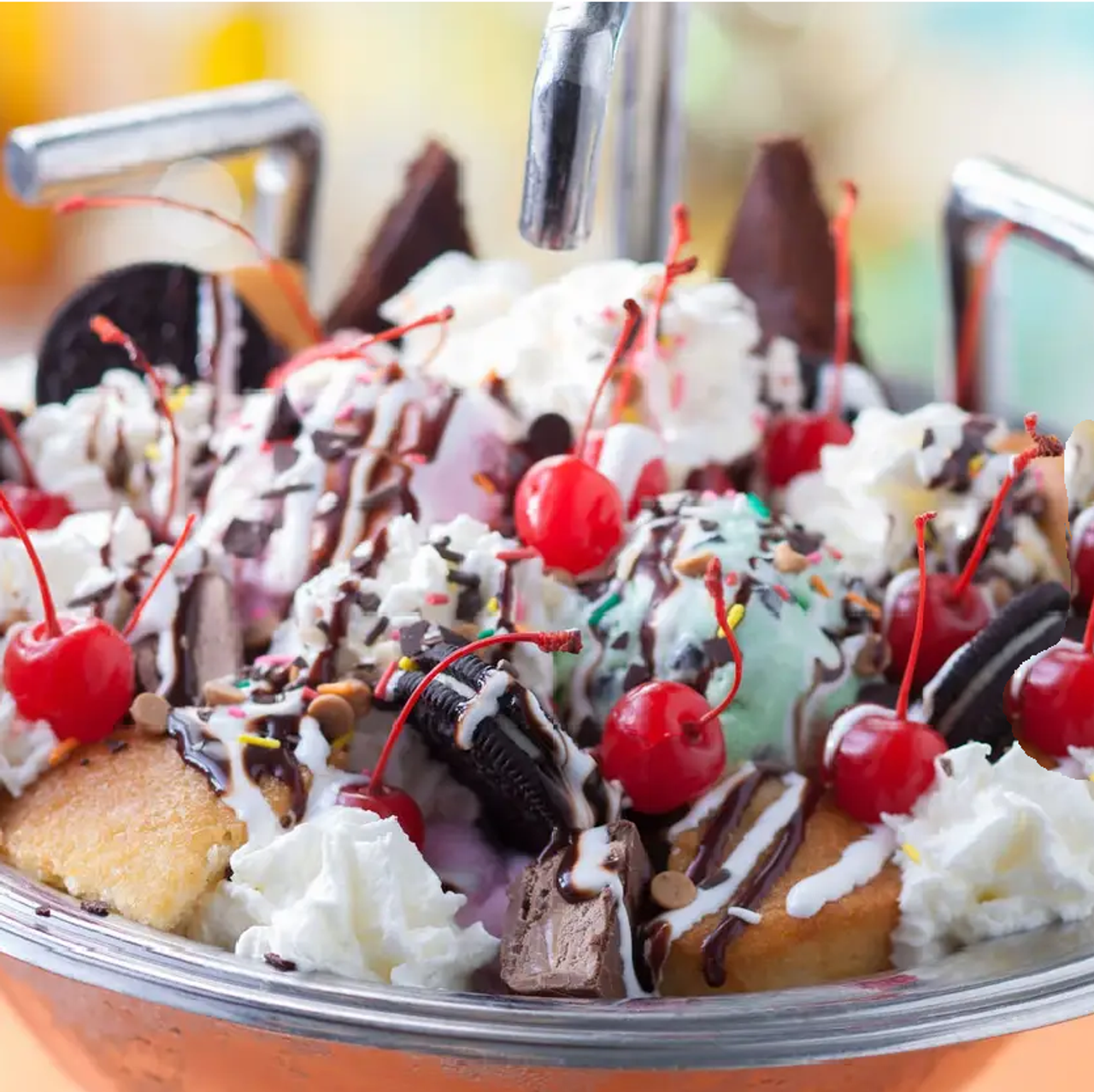 ice cream sundae bar