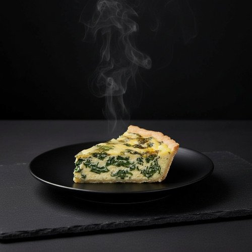KOSHER FOR PASSOVER (NON-GEBRUCHTS) -DAIRY Spinach Cheese Quiche  9X13