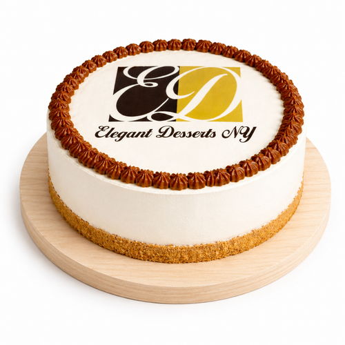 CHOLOV YISROEL DAIRY- 7.5" Caramel Cheesecake-Put Corporate Logo 