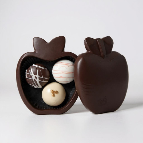 Apple Shaped Chocolate Truffle Gift