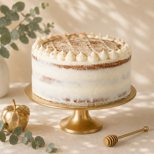 7" Carrot Cake With Pareve Cream Cheese Frosting