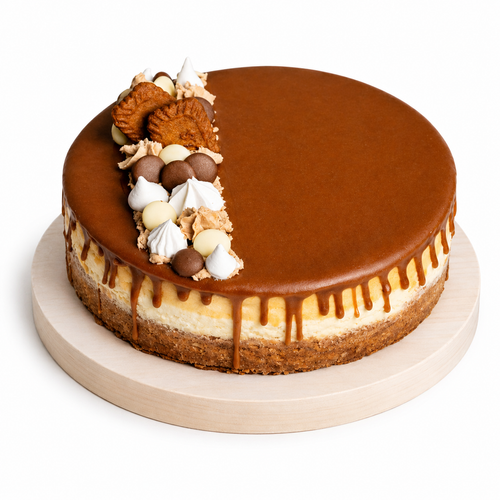 CHOLOV YISROEL DAIRY- 8" Lotus Cheesecake