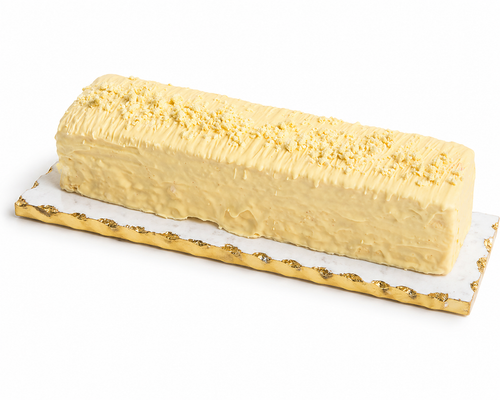 CHOLOV YISROEL DAIRY- 13" White Chocolate Seven Layer Cheesecake