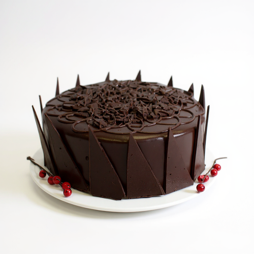8" Chocolate Mousse Truffle Cake