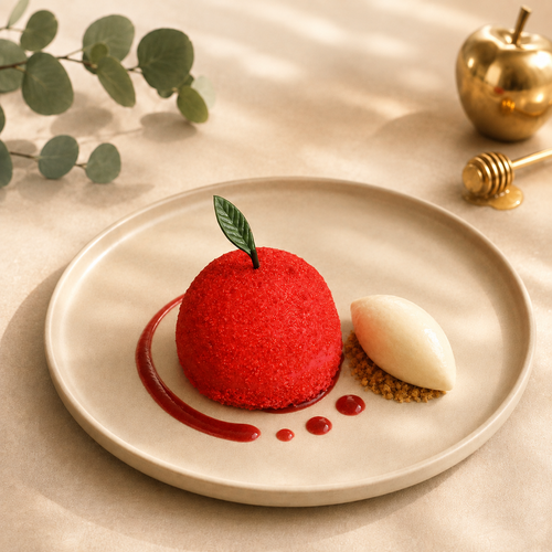 Red Apple  Mousse Domes-8 Per 9x13