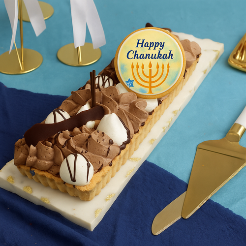 Chanukah 14" Chocolate Tart