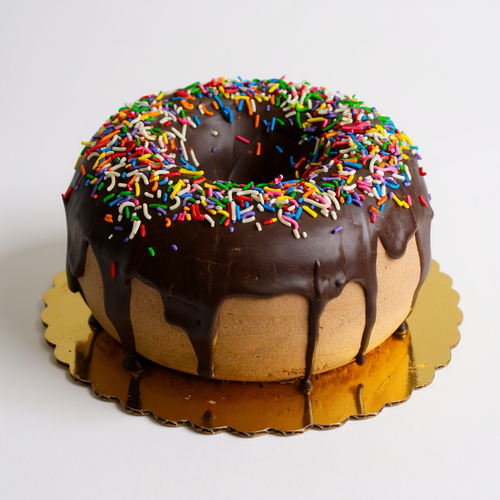 7" Chanukah Round Jumbo Donut Cake 