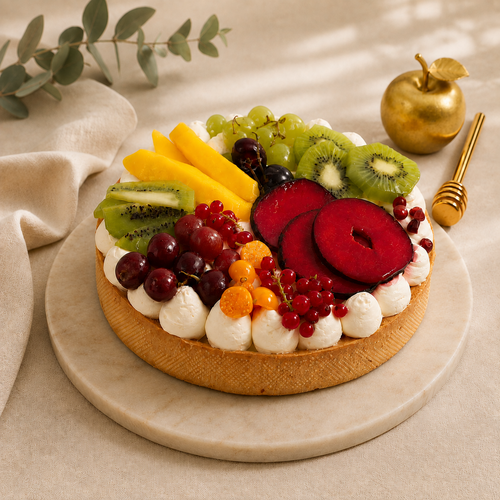 NEW! Round Seasonal Fruit Tart