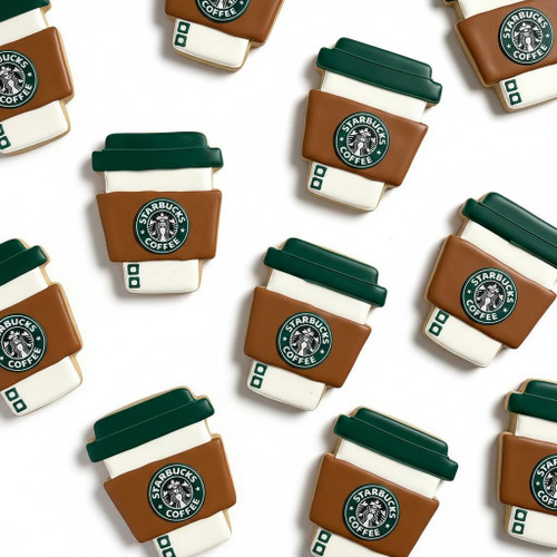 Starbucks Coffee Cup Cookie Set - 12 per Tray