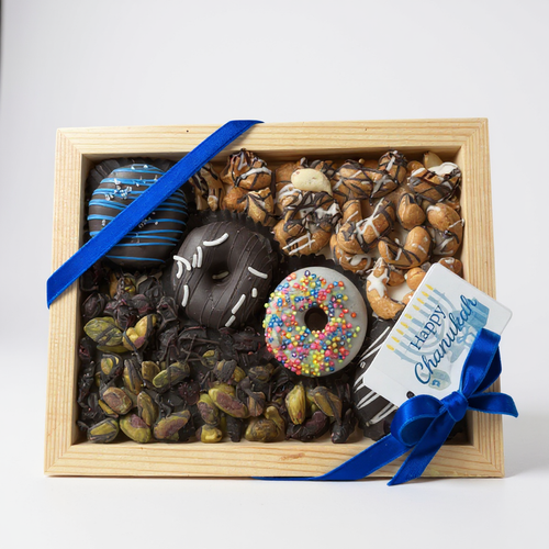 Chocolate Donut & Nuts Gift Tray