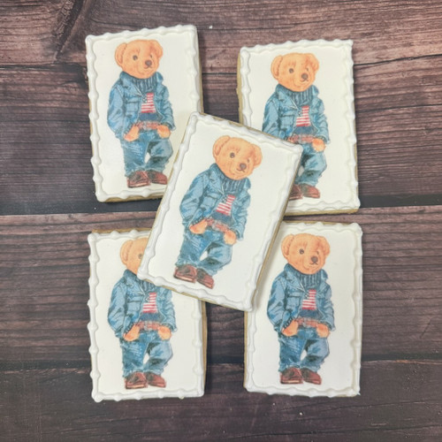 Ralph Lauren Teddy Plague Cookies -12 per Tray