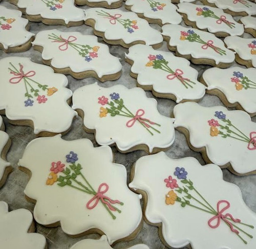 Sweet Bouquet Cookies- 12 per 9x13 Gift Platter