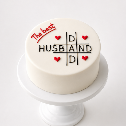The Best Husband- 7" Chocolate Cake