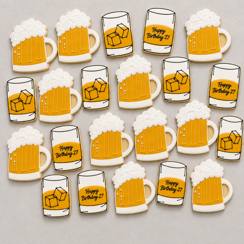 Cheers Birthday Cookies-12 per 9x13 Gift Platter