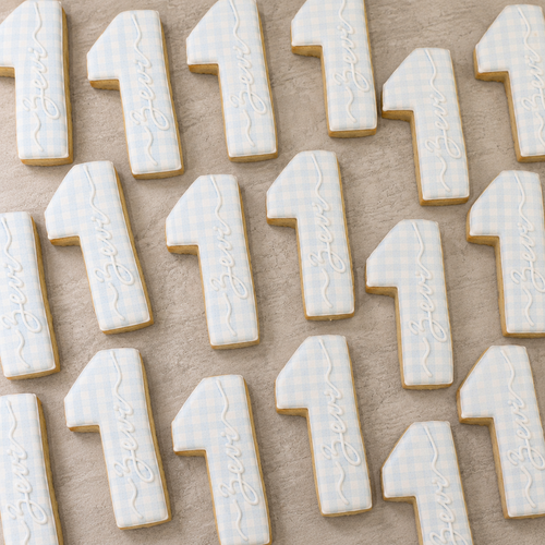 Little One Birthday Cookies-12 per 9x13 Gift Platter