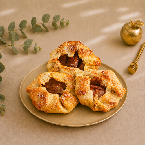 Individual Round Apple Galettes-12 per Box