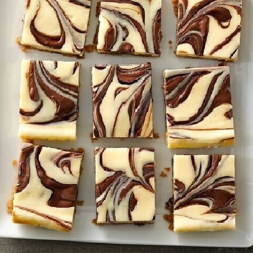 DAIRY KOSHER FOR PASSOVER (NON-GEBRUCHTS) 9x13 Marble Creamy Cheesecake