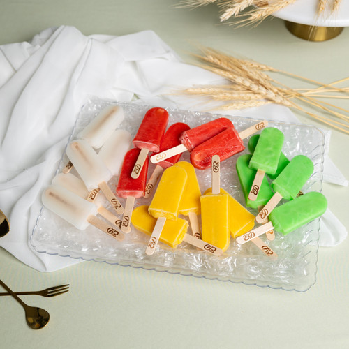 Mini Elegant Pops - Assorted Sorbet Flavors- 20 Per Tray