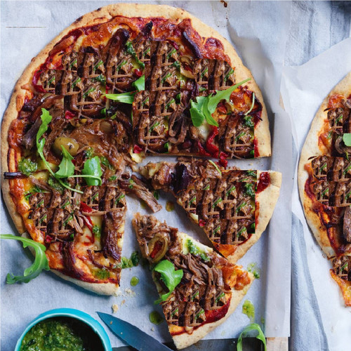 KOSHER FOR PASSOVER (NON-GEBRUCHTS) Mini Meat Pizzas- 24 PCS