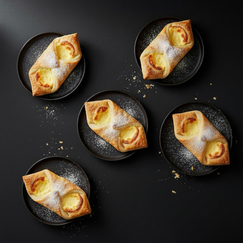 KOSHER FOR PASSOVER (NON-GEBRUCHTS) -New & Delicious! DAIRY Mini Cheese Danishes-30 per 9X13