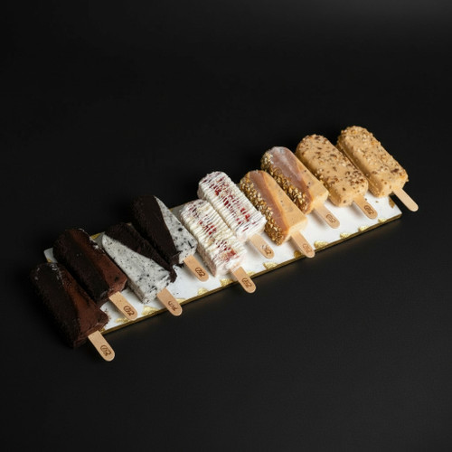 KOSHER FOR PASSOVER (NON-GEBRUCHTS) Mini Elegant Pops - Assorted Ice Cream Flavors- 30 Per Box