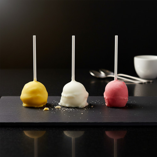 KOSHER FOR PASSOVER (NON-GEBRUCHTS) Puree Sorbet Lollipops ASSORTED- 20 Per Box