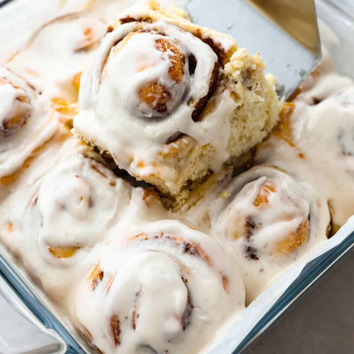 CHOLOV YISROEL- DAIRY Cream Cheese Frosted Cinnamon Buns- 9x13