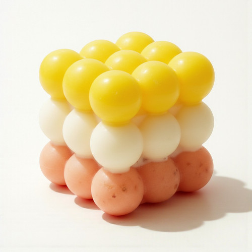 Tricolor Sorbet Cube - 12 Per Tray