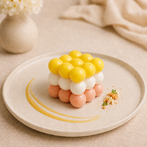 Tricolor Sorbet Cube - 12 Per Tray