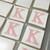 Monogram Square Cookies - 12 per Platter