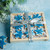 Blue Marble Star Icing Cookies - 9 Per Gift