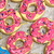Donuts Pink Sprinkle Icing Cookies - 12 per 9x13 Gift Platter