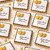 Simchas Purim Square  Cookie Set - 12 per Tray