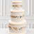 Three-Tier Floral Wreath Wedding Cake-Local Delivery Only