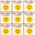 Sunshine Smiles Cookies-12 per 9x13 Gift Platter