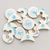 Blue Upsherin Fondant Cookies-12 per 9x13 Gift Platter