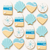 Coastal Bliss Cookies-12 per 9x13 Gift Platter